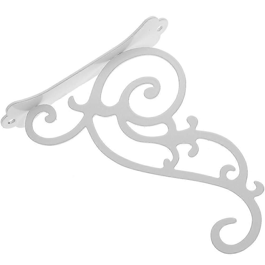 Heavy Duty Iron Wall Mounted Hanging Planter Bracket for Garden, Balcony and Indoor Outdoor Decorative Flower Pot Hanger with Streamlined Design