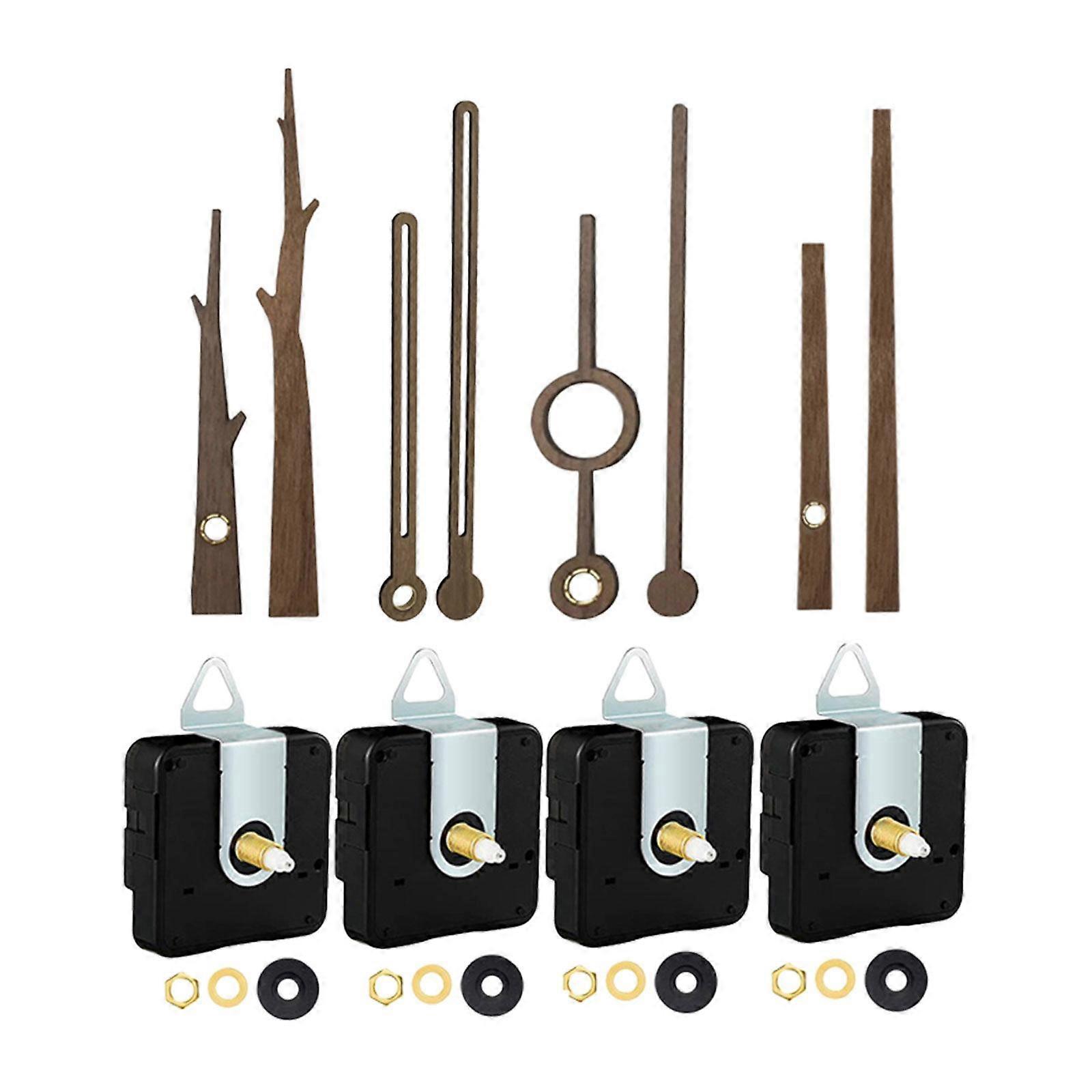 Wall Clock Movement Mechanism Silent Sweep Clock Motor Set,Clock Hands Easy