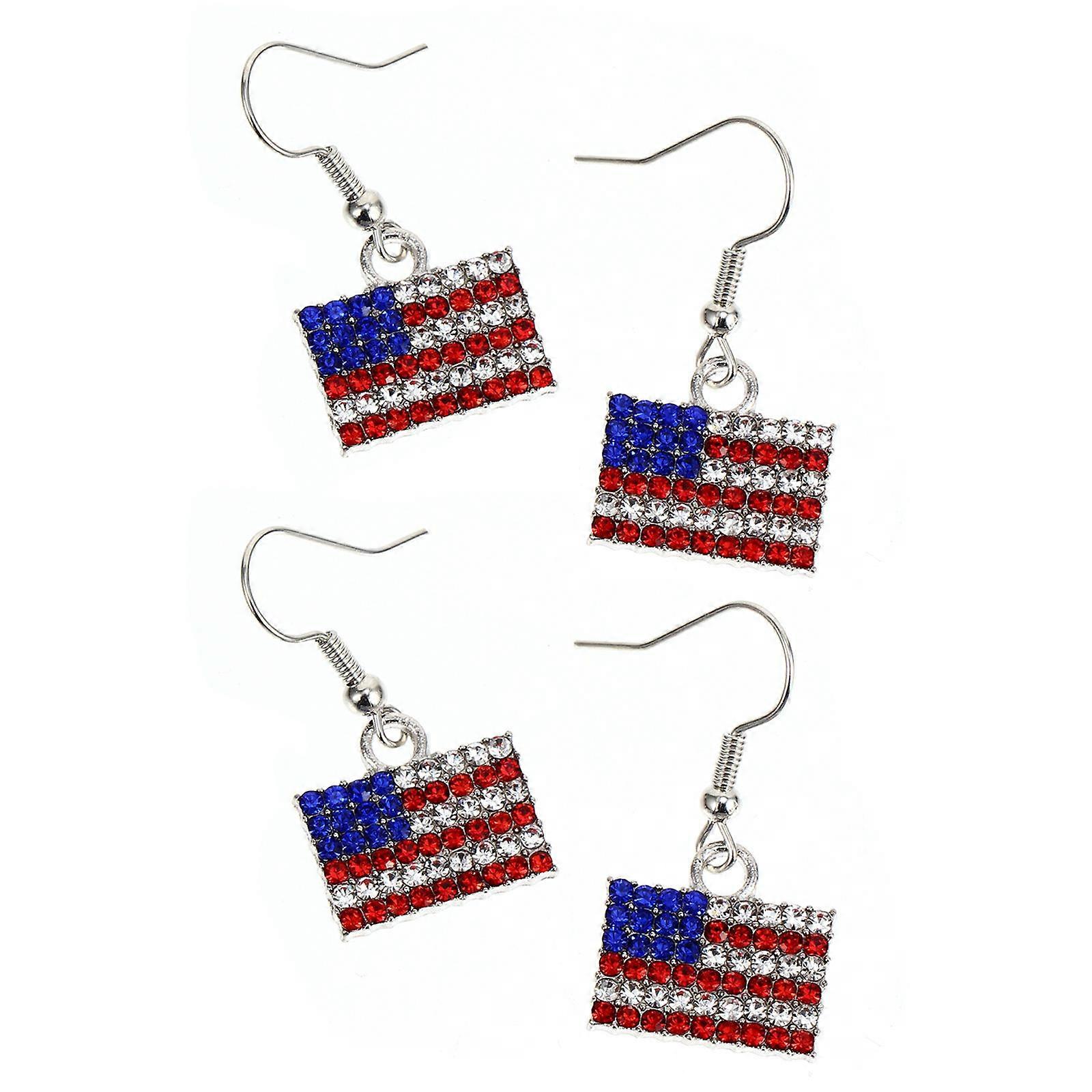 Quality Alloy Earrings, Stand Out with Innovative Flag Style