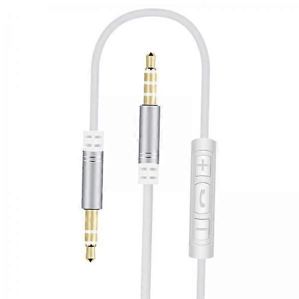 2xAUX Cable Headset Splitter Extender for Digital Product Silver Gray