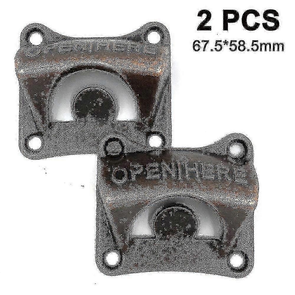 2ピースウォールマウントボトルオープナーセット、ビール用ネジ付き