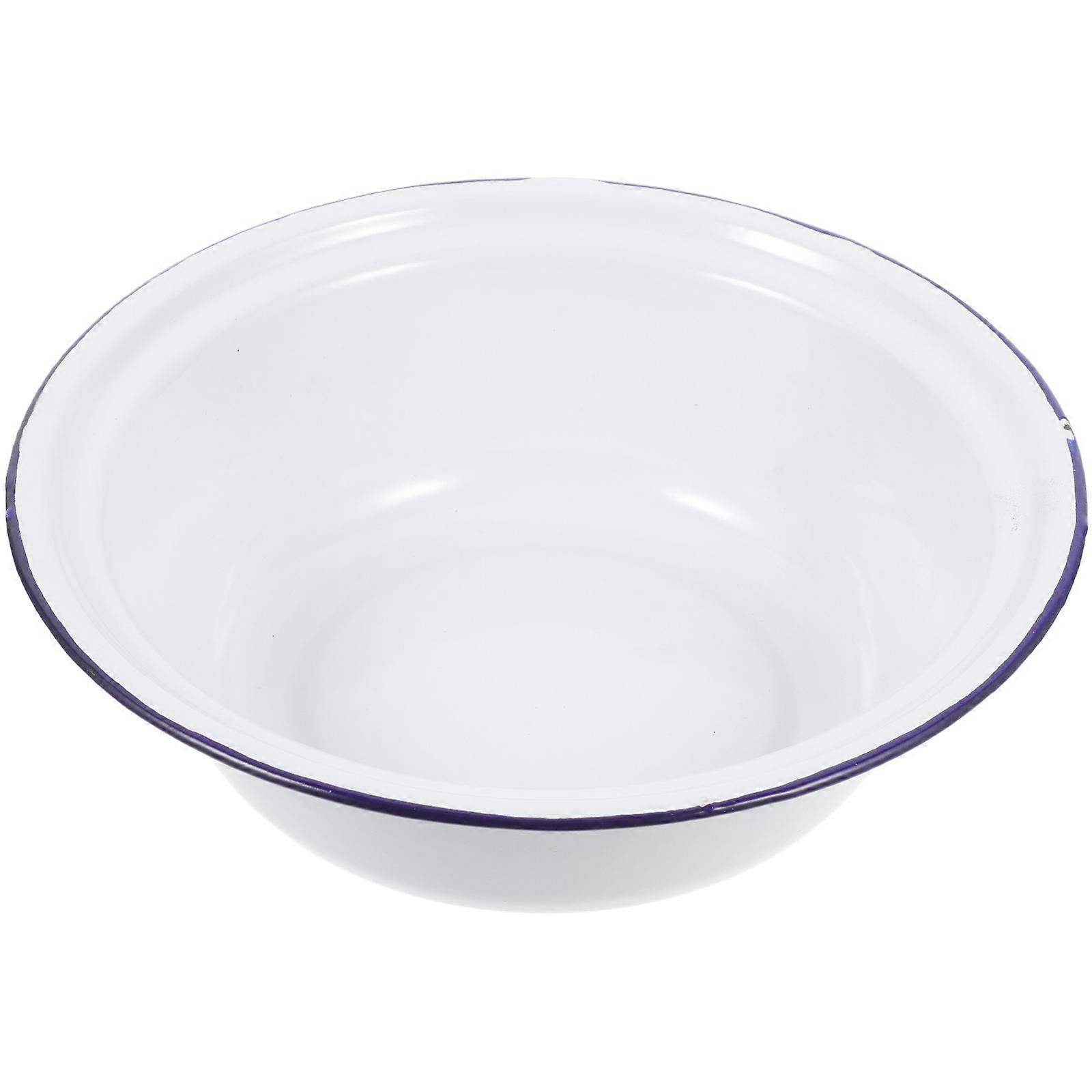 Reliable Large Bowl, Stable Enamel Structure, Enhances Kitchen Efficiency