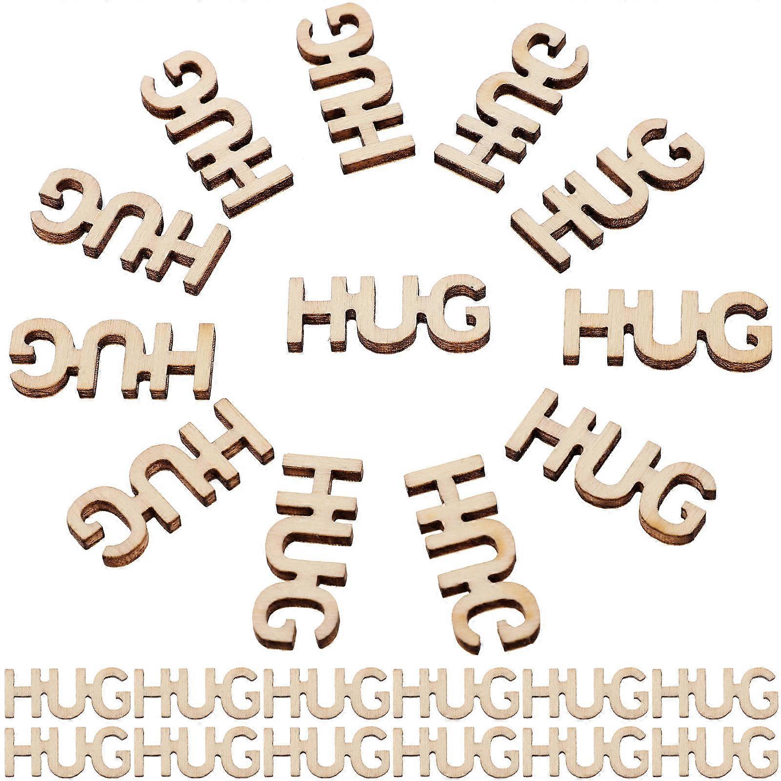 Wooden Hugs Decor, Enhance Your Office or Study Space with Warm Reminders