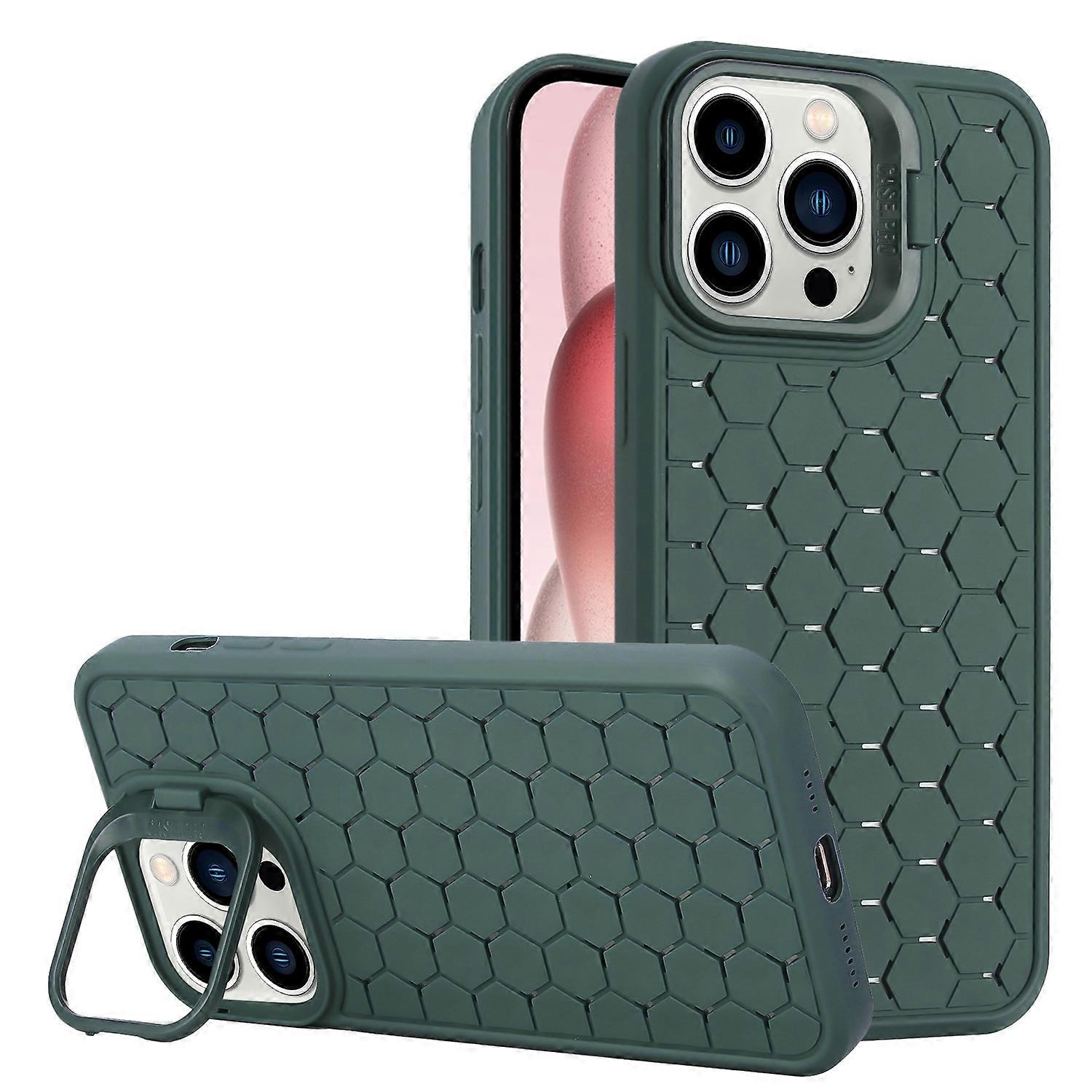 Honeycomb Radiating Lens Holder TPU Phone Case