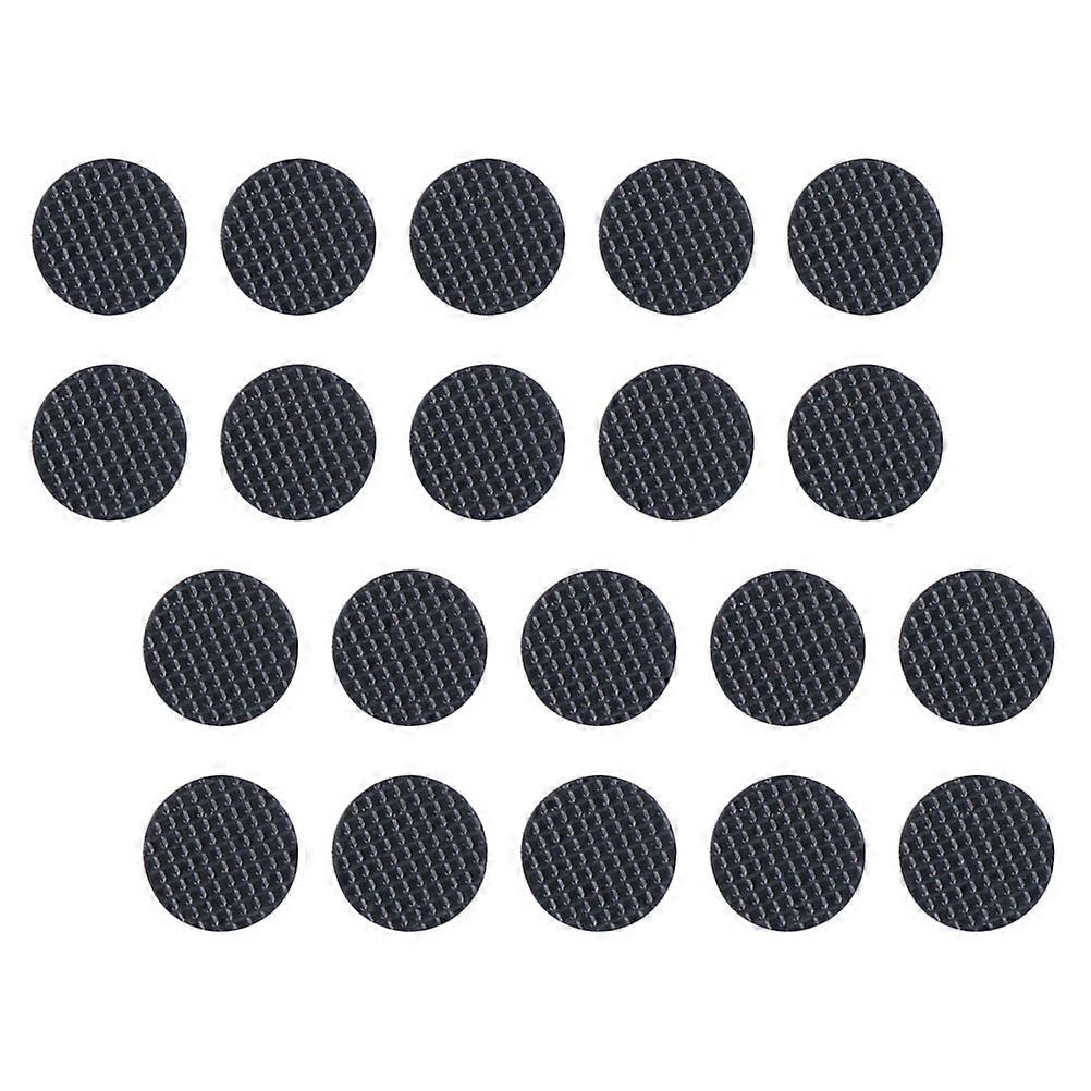 Adhesive Guitar Pick Grips Guitar Pick Grips Non-slip Self-adhesive Black 1.50X1.50X0.20cm 20Pcs