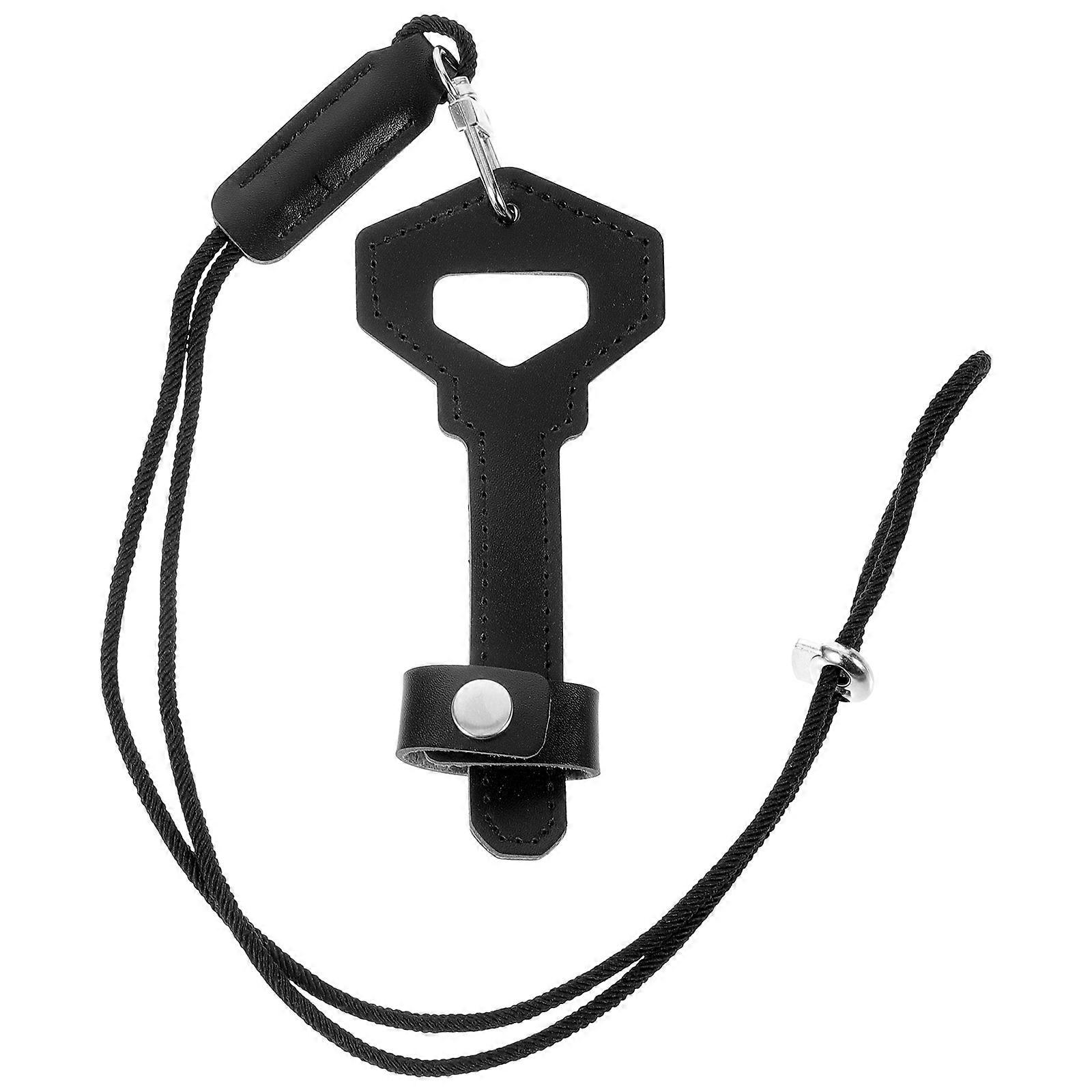 Glasses Cord Eyeglass Lanyard Rectangular Neck Wearing Black 1Set