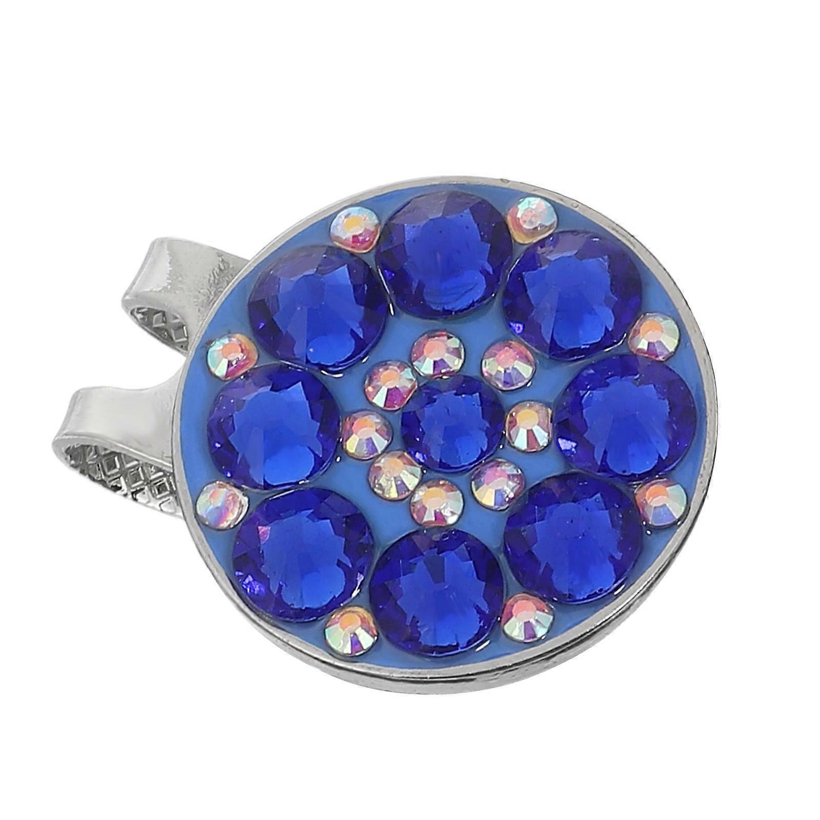 Lightweight Golf Crystal Ball Marker Hat Clip for Men and Women – Stylish, Secure Fit Accessory with Glamorous Design for Any Occasion