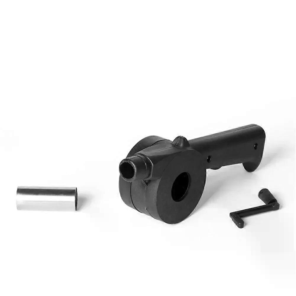 Hand Cranked Blower Lightweight Portable Air Blower Multi-function Handheld Fire Blower for Camping Picnic Bonfire
