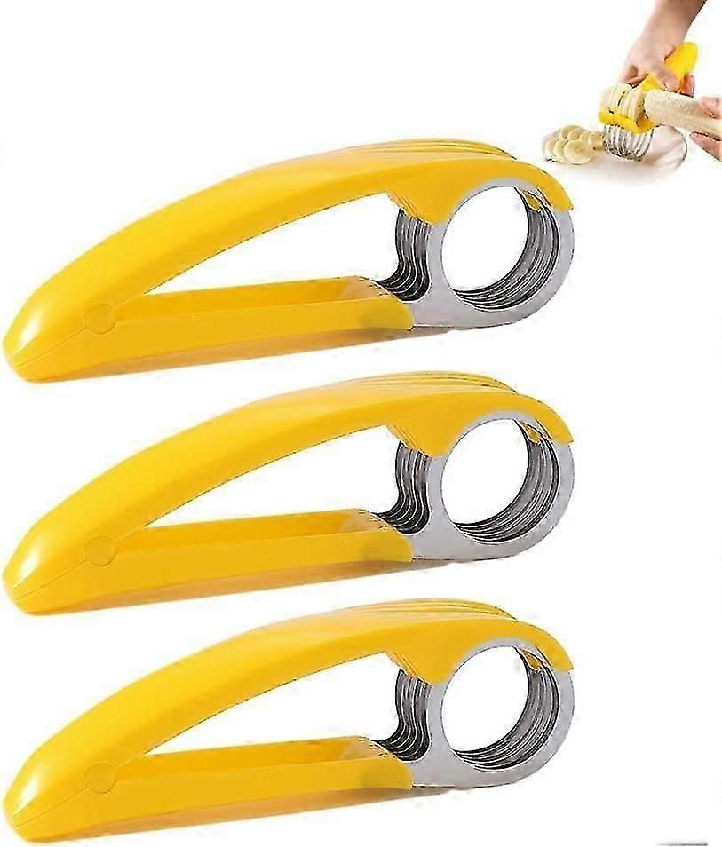 Mat Manuell Slicer, Rostfritt stål Matskärare, Banan Jordgubb Gurka Morot Äggskärare, Multifunktionell Vegetabilisk Fruktskärare