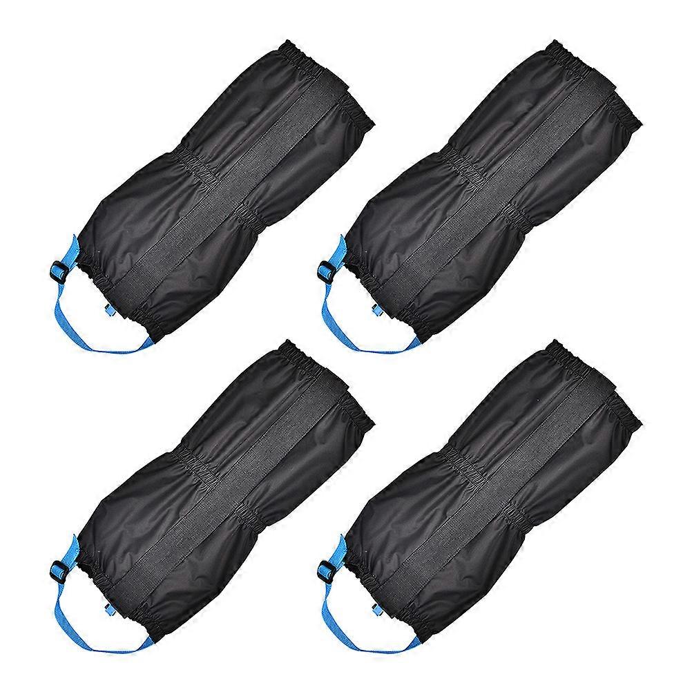2 Pairs Durable Outdoor Gaiters for Adults – Windproof Lightweight Protection for Hiking, Walking, and Climbing