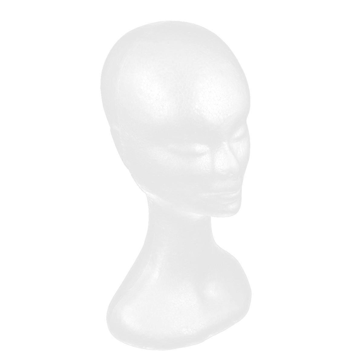 Retail Display Mannequin Head Material Mountable 19.5X35cm White 1Pack
