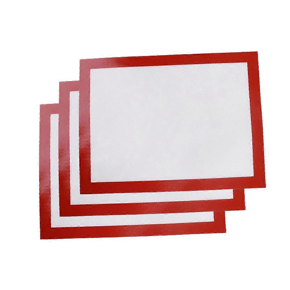 Flexible For Storage Silicone Baking Mat Non Stick For Pastry Work 26x29cm Professional Grade 3Pcs