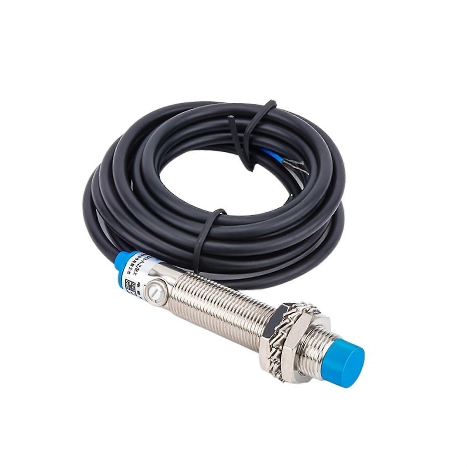 1 PIECE LJC12A3 DC 636 V M12 threewire NPN PNP NO NC 5mm switching distance capacitive proximity switch sensor(Size:2MM DC NPN NO)