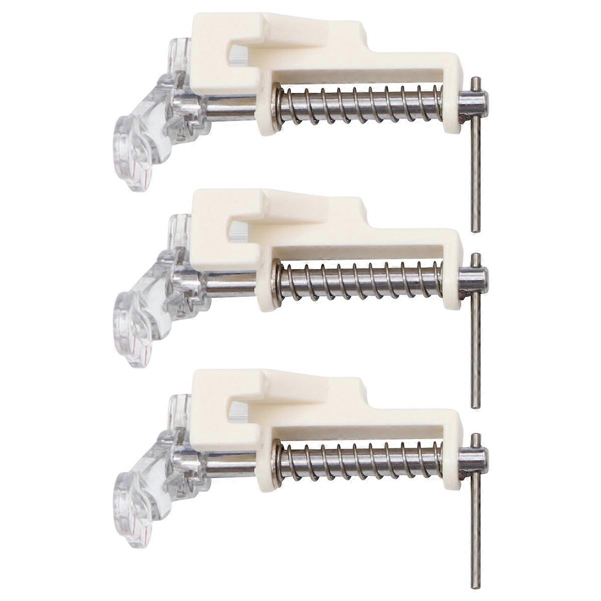 Plastic Spring Presser Foot Open Close Toe Design 3Pcs Ideal For Sewing Enthusiasts And Home Sewing