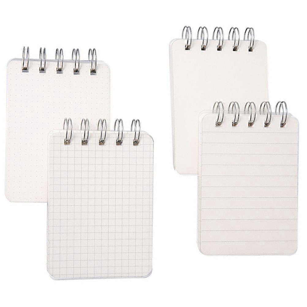 Portable Notepad Ruled Index Cards Home Use Office Use Students Professionals 4Pcs