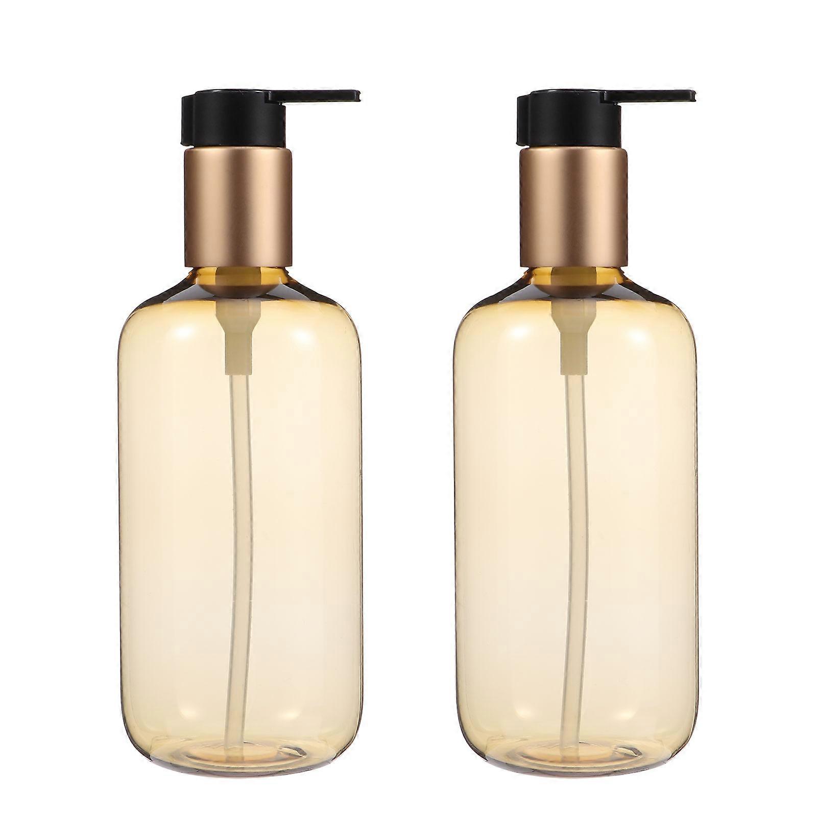 Portable Golden Press Bottle 2Pcs for Storage Use Sub Packaging Bottles