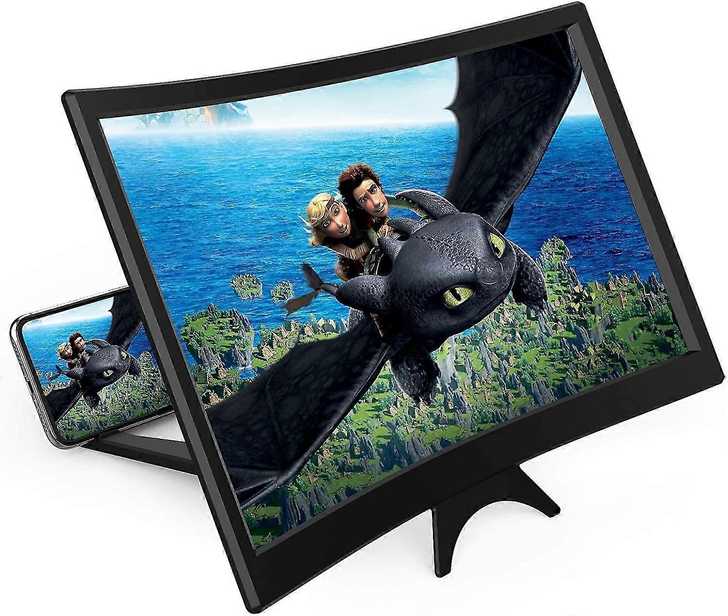 14" Curved Screen Magnifier For Cell Phone