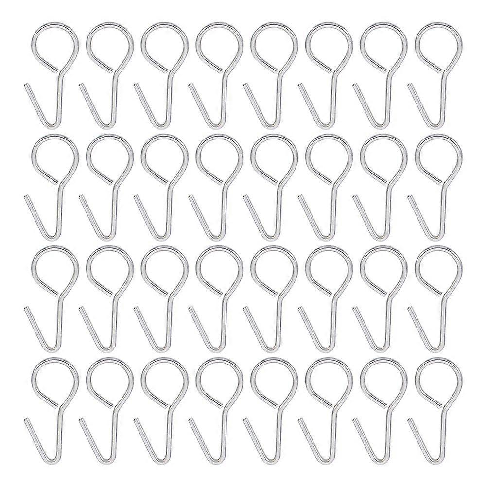 50pcs Car Seat Installation Hooks Camper Hooks Multifunctional Hook Car Seat Cover Fixing Hooks Metal Hooks Rv Storage Door Hooks Car Seat Hanger