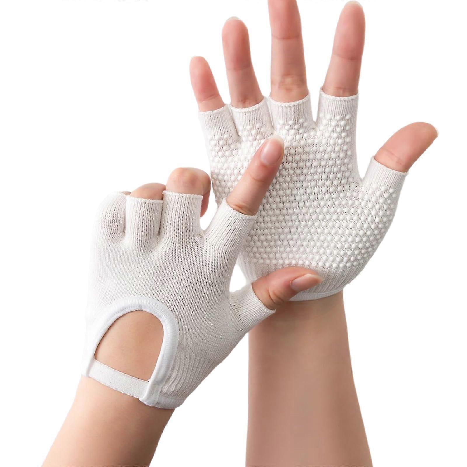 1 paire de gants d’entraînement en silicone antidérapants à cinq doigts, gants d’entraînement, gants de gym, gants d’haltérophilie pour femmes et hommes ref : 7334