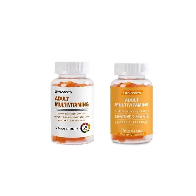Multiple vitamin gummies, dietary supplements, containing vitamin B1, combination pack