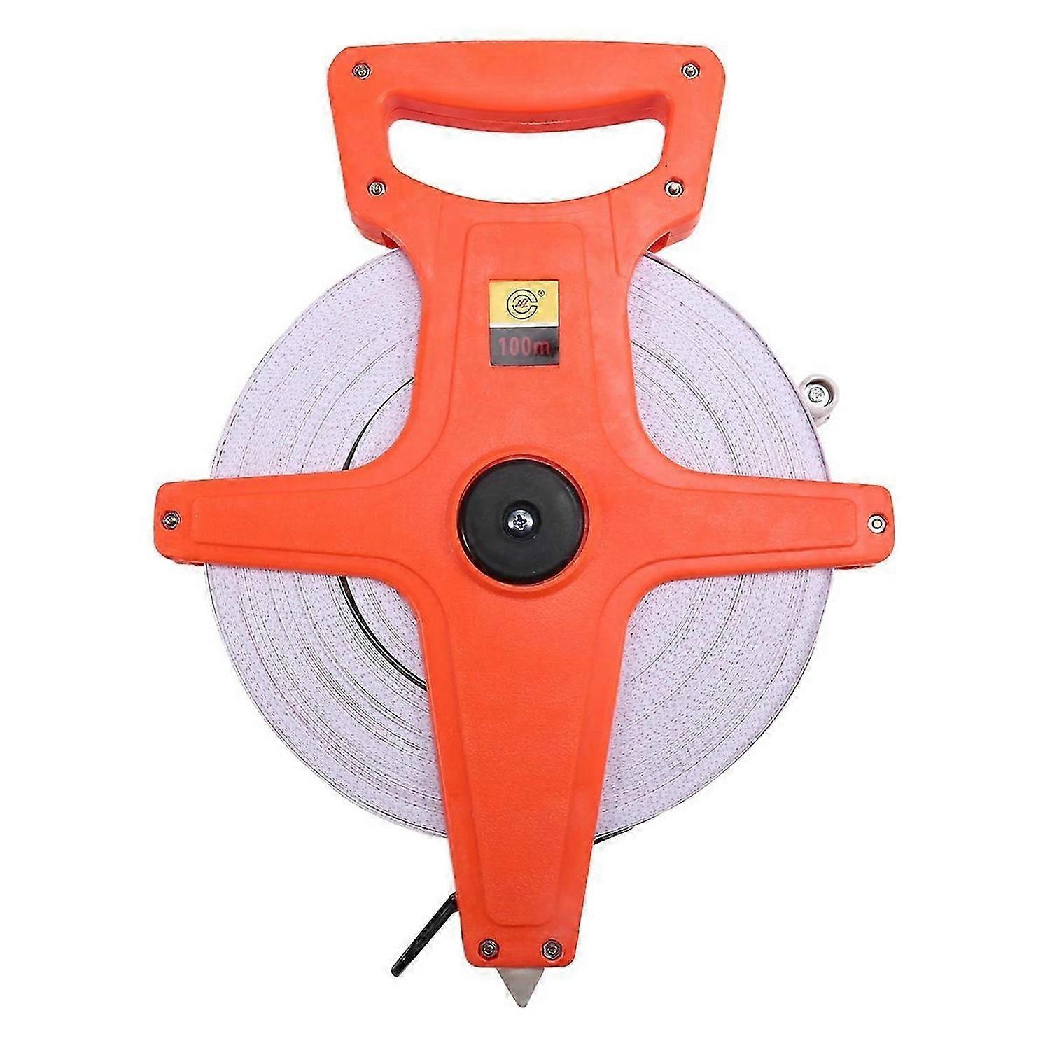 100 Meters Metric Scale Measuring Ruler Woodworking Gadget Portable Frame Ruler Steel Tape Measuring