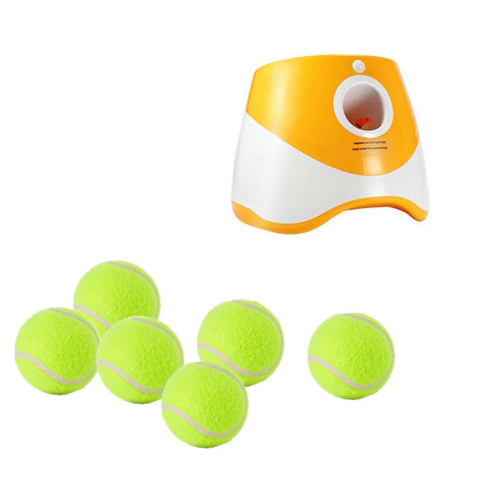 Automatic Ball Launcher for Dogs with 3/6/9 Balls Interactive Thrower Device for Pets