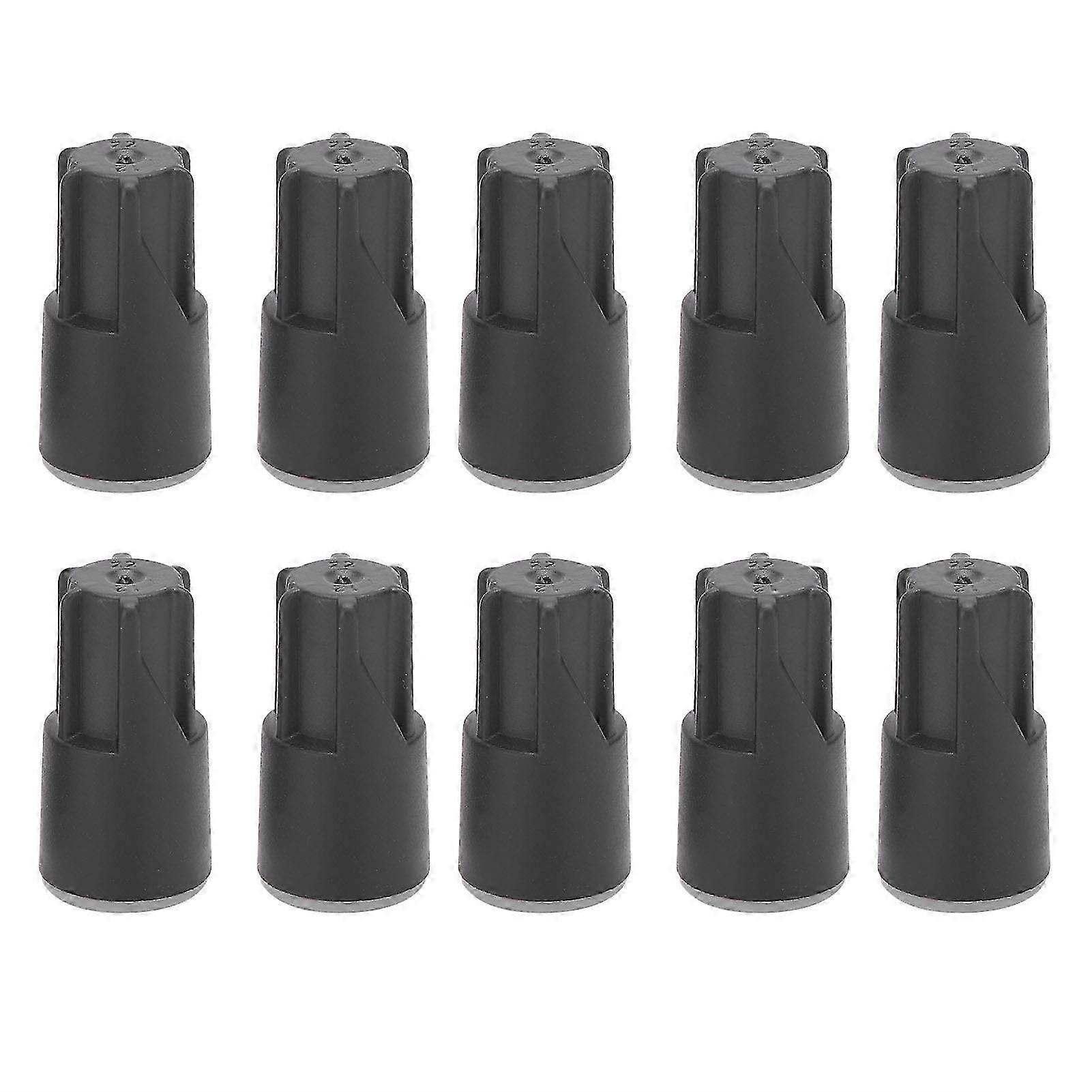 10pcs Waterproof Electrical Wire Connector Cap for Landscape Lighting - Black