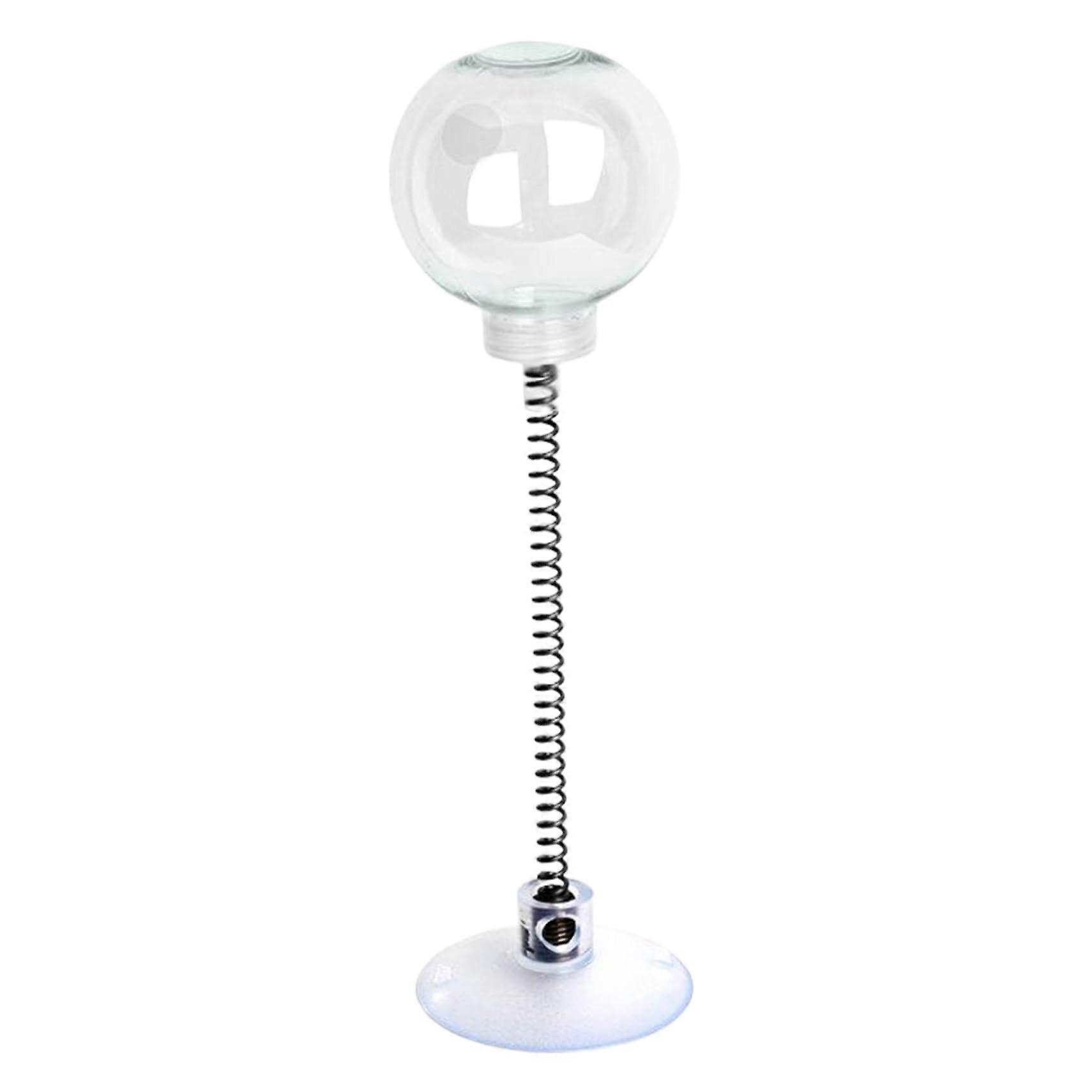 Cat Treat Dispenser Toy for Cats and Dogs, 3 x 12 Interactive Punch Ball with Suction Base and Flexible Spring