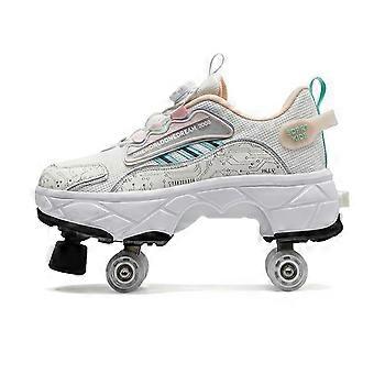 Roller Shoes 38 EU, Waterproof Breathable Anti-Collision, for Beginner Sports Outdoor