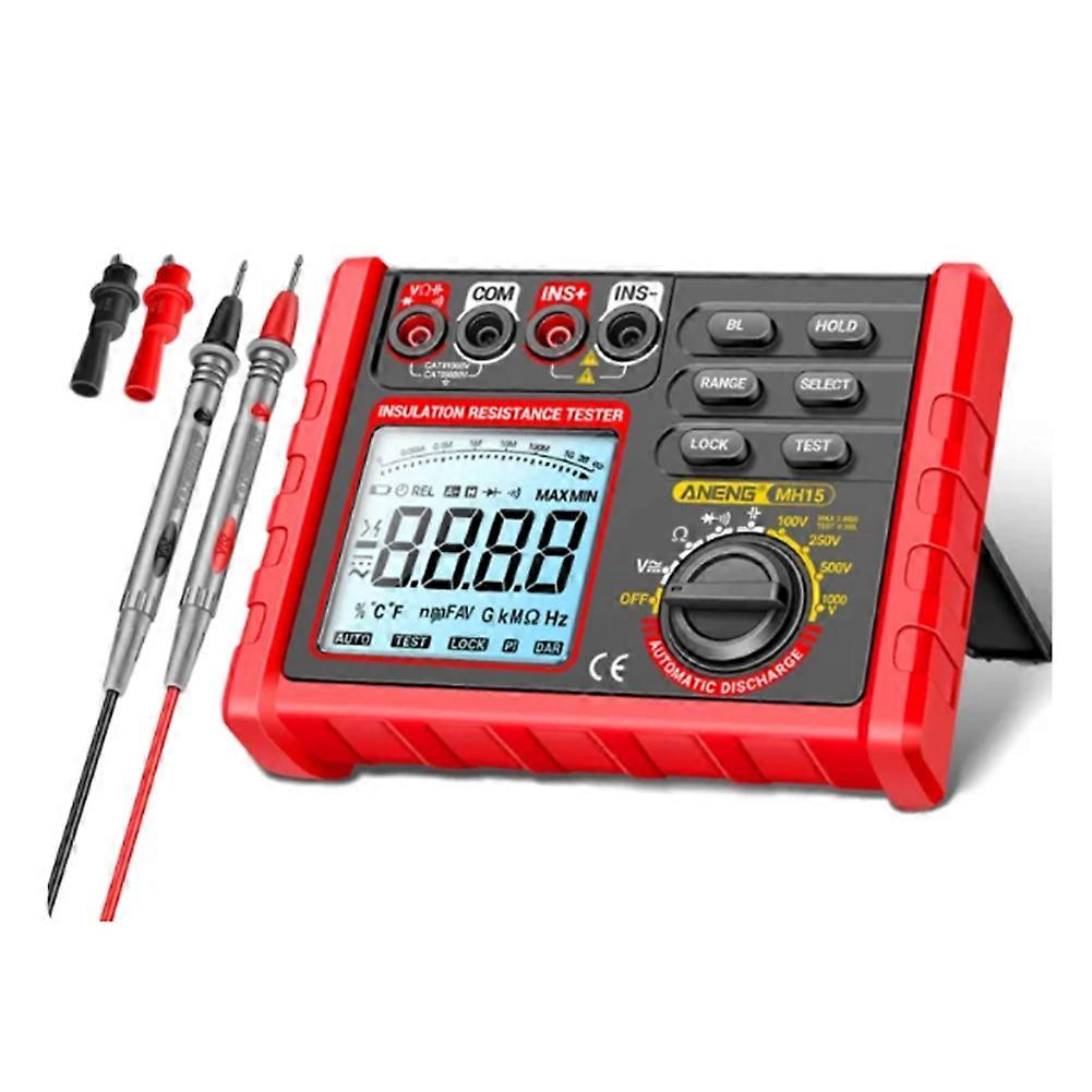  MH15 Digital Ohmmeter Insulation Resistance Meter 6000 Count