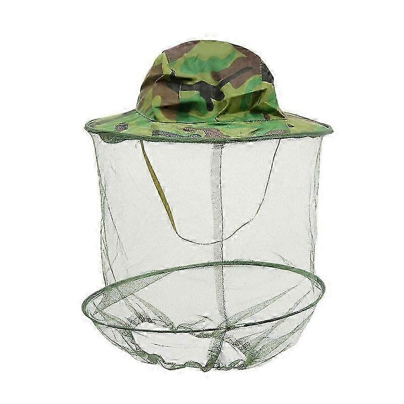 Beekeeping Cowboy Hat Mosquito Bee Insect Net Veil Protector Head Face Cap