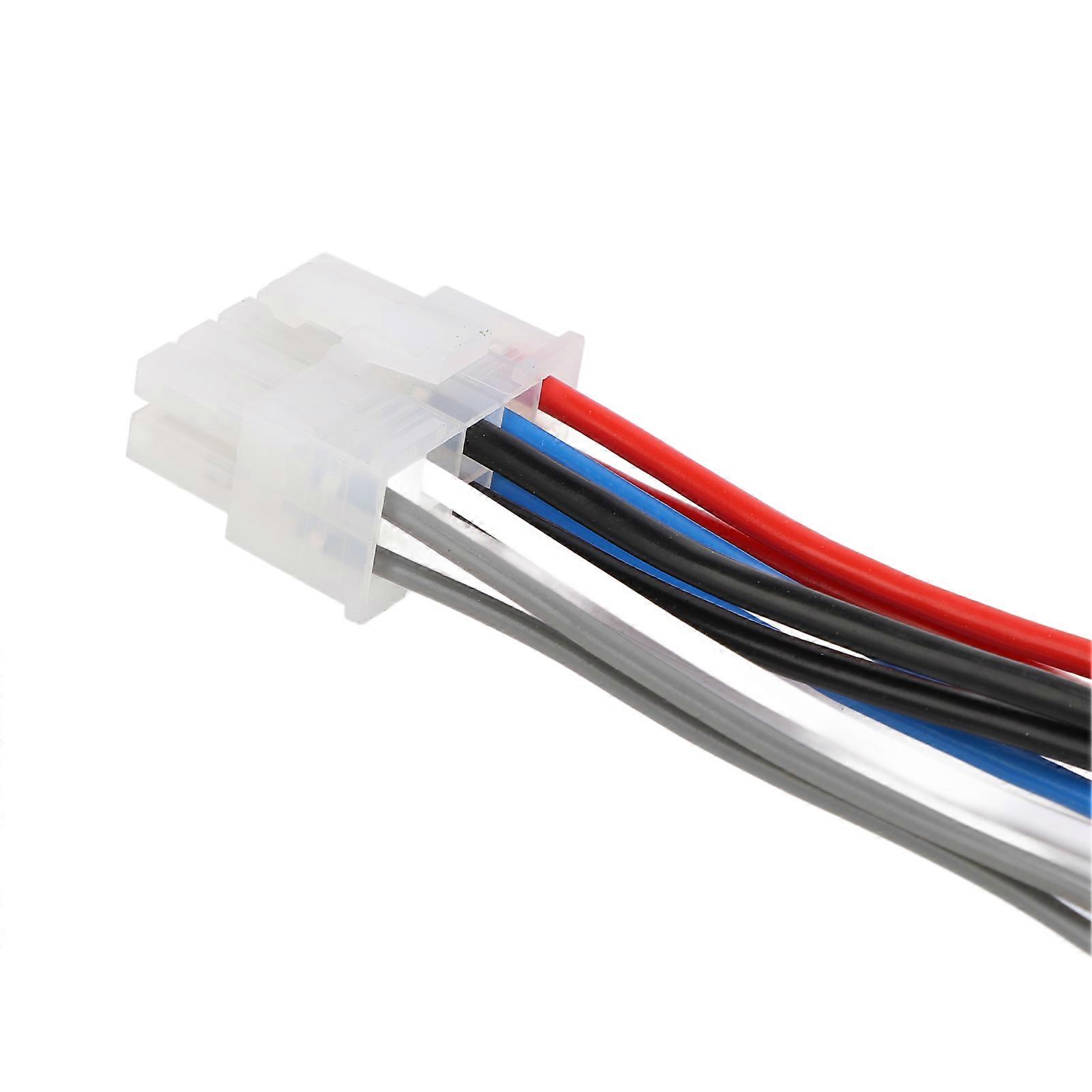 Power Input Speaker Harness for DUAL TBX10A Amplifier 10 Pin Plug Power Harness with RCA Connector