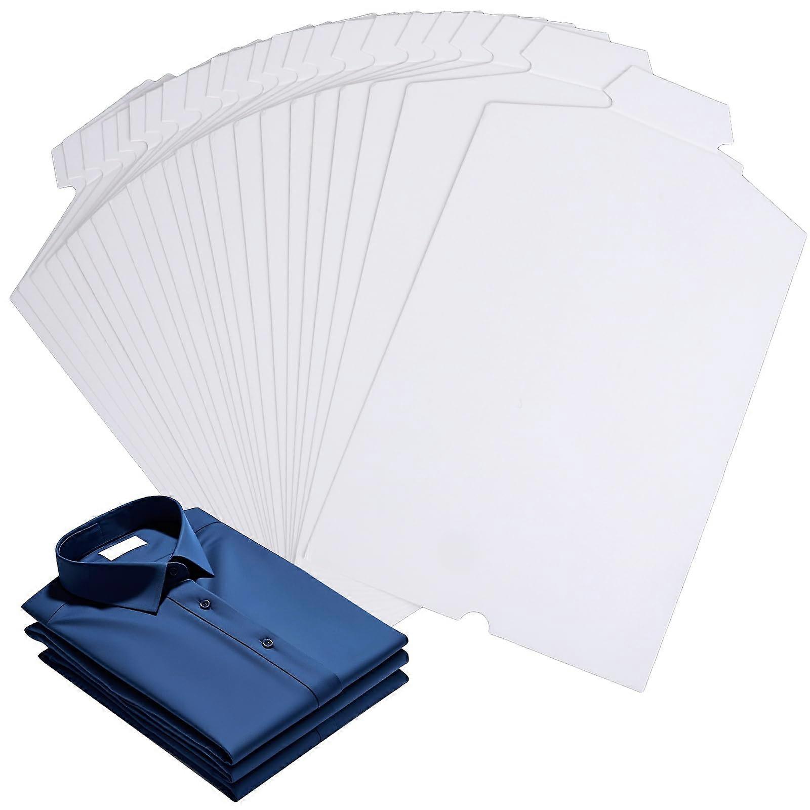 Shirt Folding Box White 8.5x14 Inch 50 Pieces TShirt Folder Board