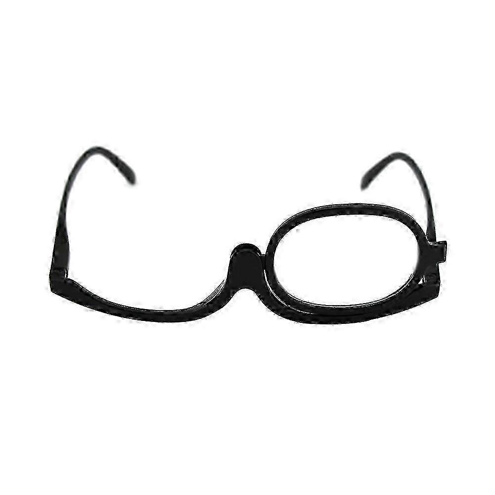 Unisex 180 Degree Rotation Folding Monocle Magnifying Makeup Reading Glasses