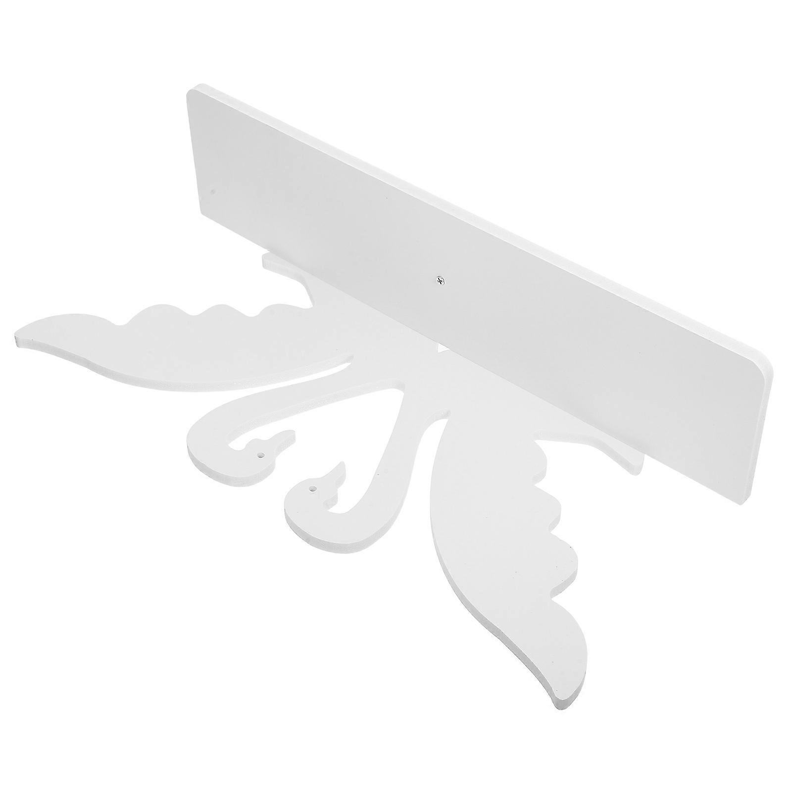 Swan Floating Shelf Wall Mounted Art Display Stand Rustic Design Easy Install Sturdy Solid Construction Versatile Home Decor Storage