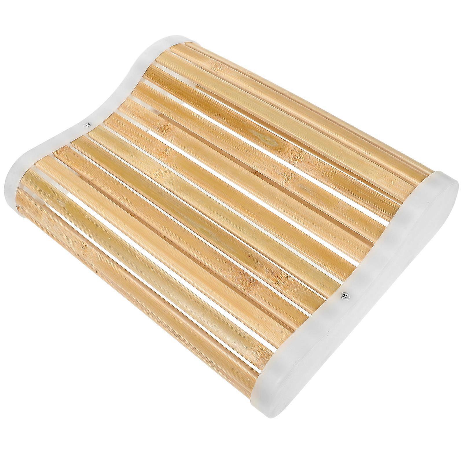 Steam Room Cushion Bamboo Lumbar Pillow Sauna Steam Room Individual Users 1Pcs