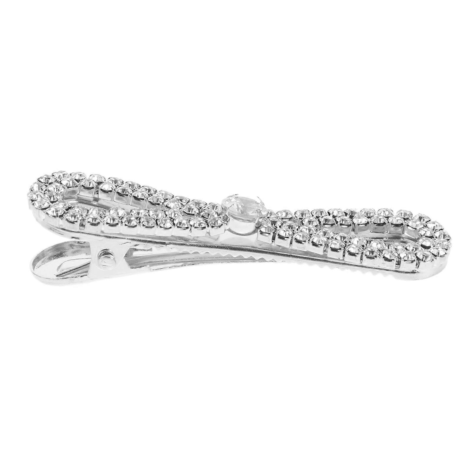 Here's a refined and professional product description for your **Sparkly Rhinestone Bow Hair Clip**:
### **Sparkly Rhinestone Bow Hair Clip –