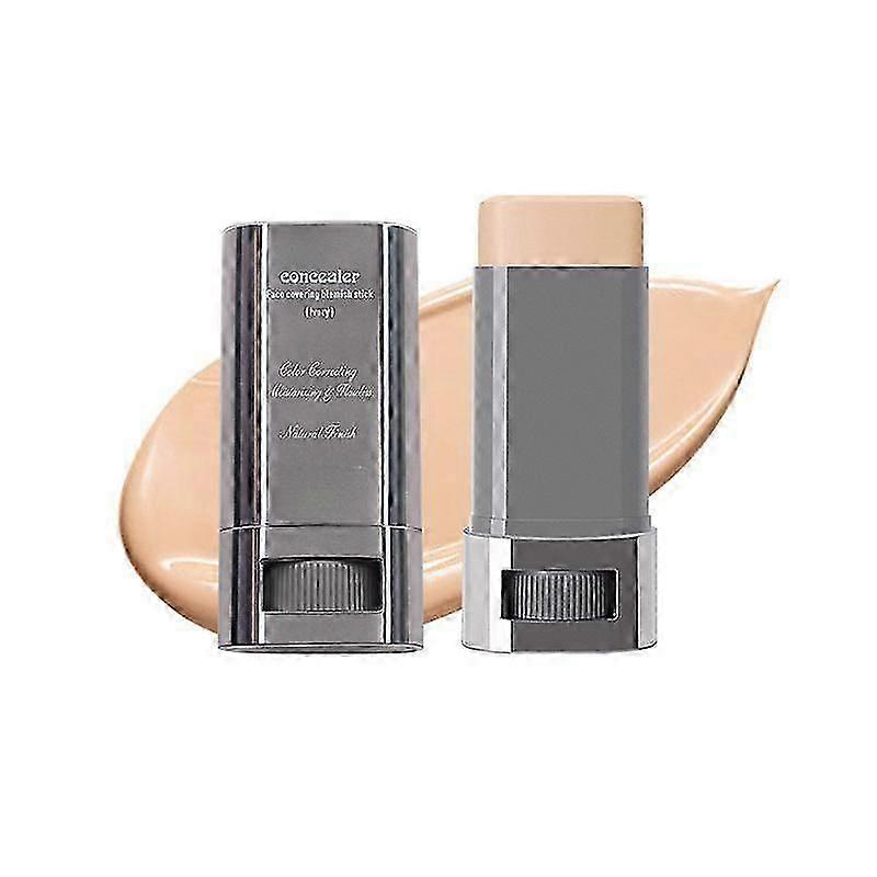 Foundation Stick, Full Coverage Concealer Foundation, For Hides Redness and Dark Spots with Buildable Cover for All Skin Types
