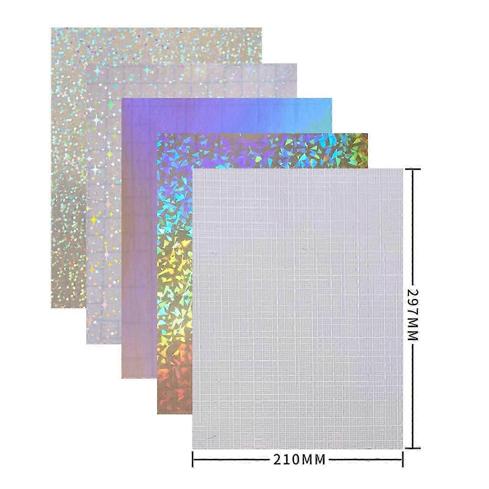 ملصق ثلاثي الأبعاد ورقة واضح A4 ملصق ، ورق ذاتي اللصق مقاوم للماء فيلم شفاف لصورة ورق الصور