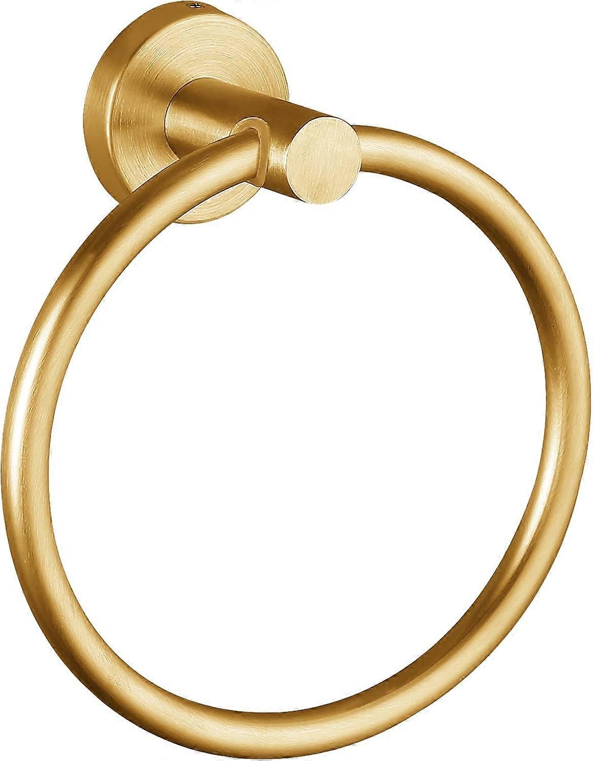 Towel Ring, Bathroom Accessories, Wall Mounted Towel Ring Single Round