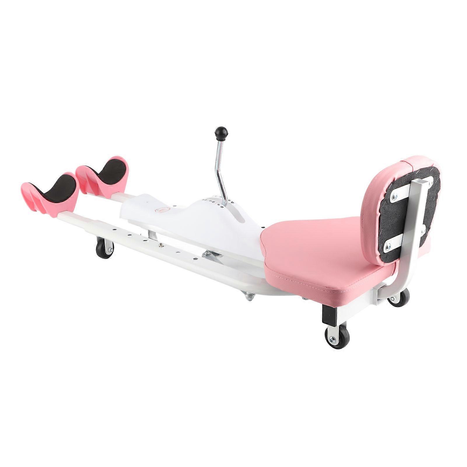 Leg Stretcher Adjustable Heavy Duty Leg Split Machine With Roller Wheels for Adults Children Backrest Type 