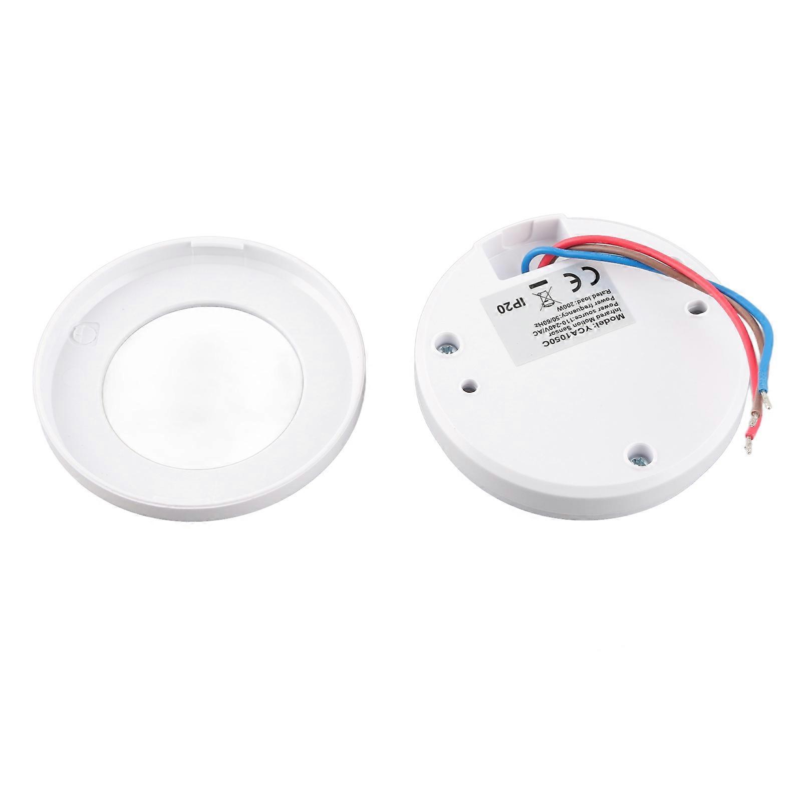 Motion Sensor Infrared Induction Ultra Tiny Size ABS Material Safe to Use for Ceiling Wall Mounting