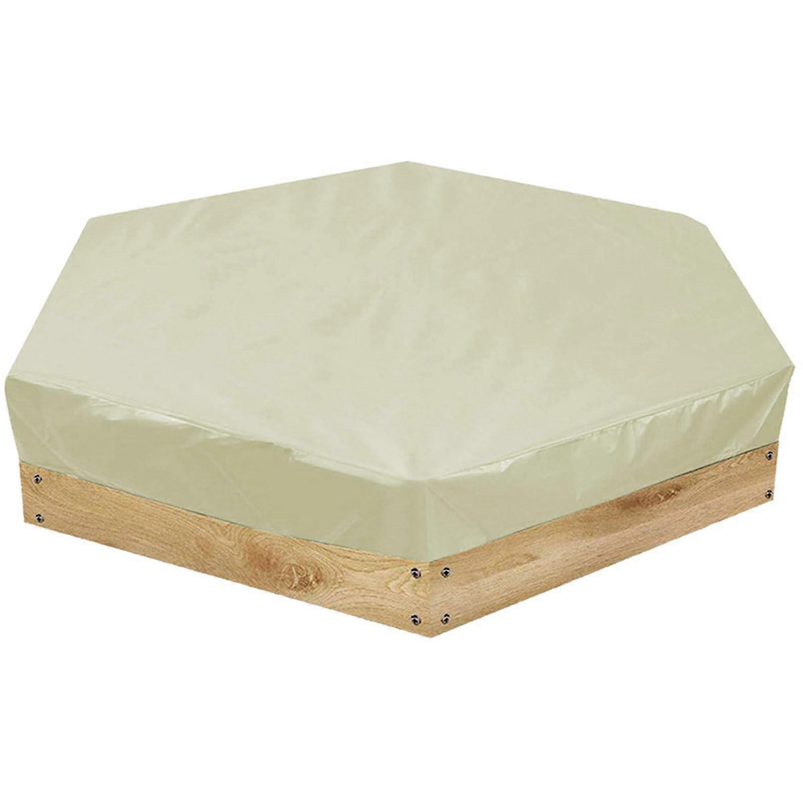 Portable sandbox cover for baby sand toys, waterproof, hexagonal, for outdoor use, bad weather, safety sandbox, sandbox