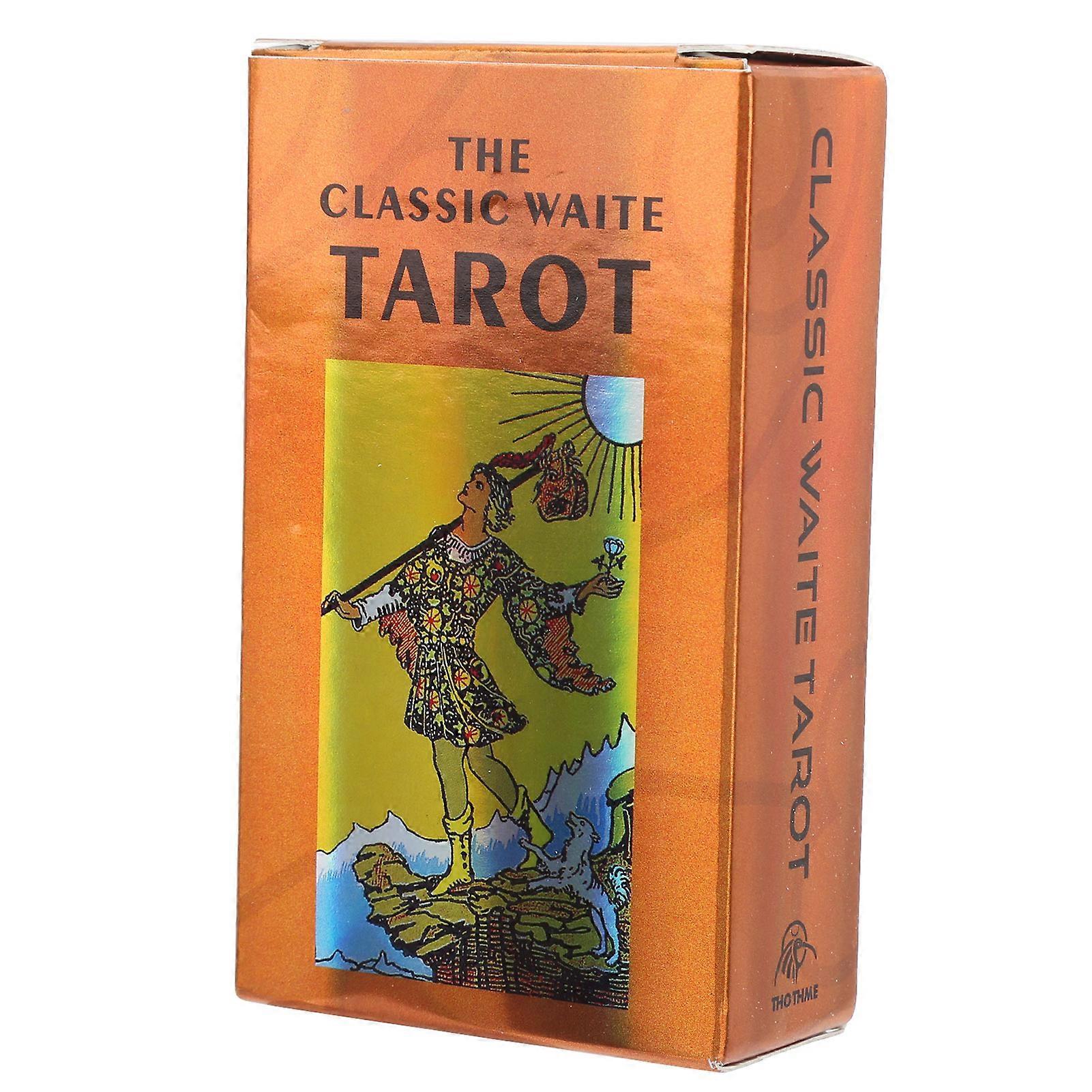 Bright Color Fate Divination Card Future Telling Tarot Deck Guidance Fate Table Card Game Gift