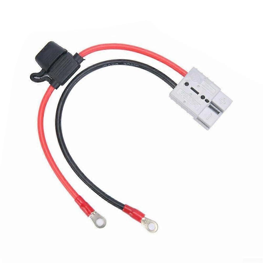 Weatherproof PVC battery charging cable in automotive grade with M8 connector for harsh conditions
