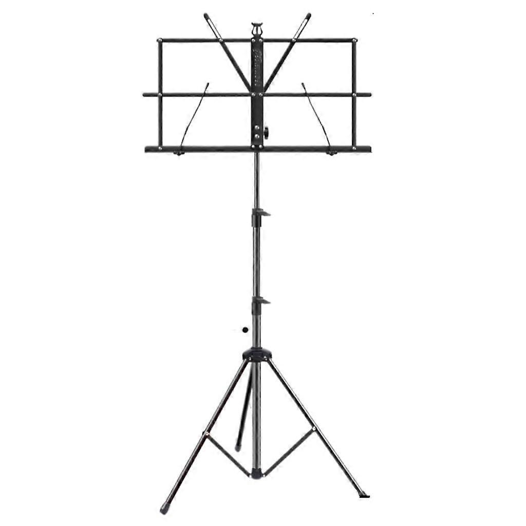 Portable Music Stand, Foldable Music Stand for Home Use, Guitar, Guzheng, Adjustable Music Stand for Violin, Professional Music Stand (Black)