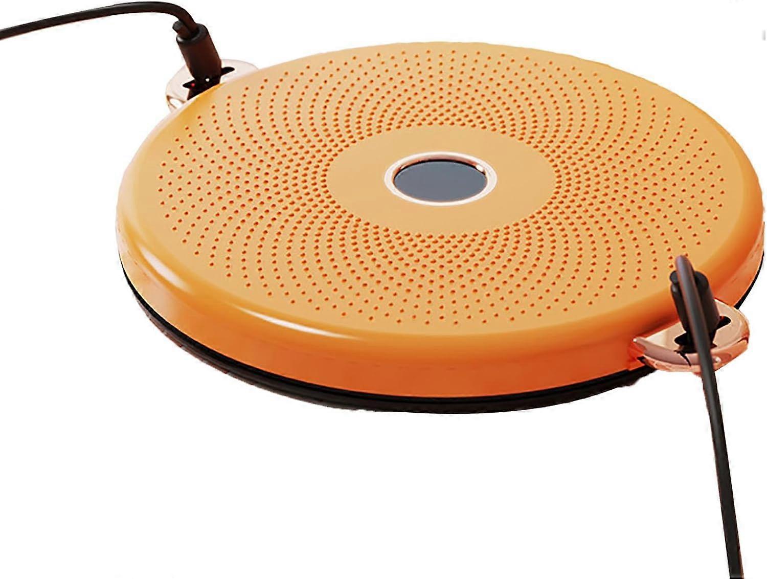 ZENGO Waist Whisper Disc,Équipement d’entraînement abdominal antidérapant Machine à taille légère avec cordon de traction,Machine à abdominaux pour l’exercice (orange)