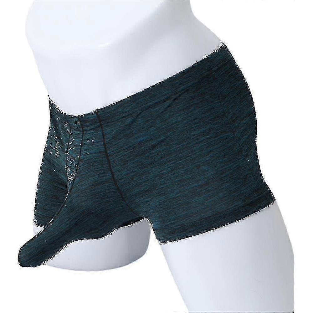 Herr Underkläder Stor Blå Påse Boxer Shorts Trunks Underbyxor Underbyxor