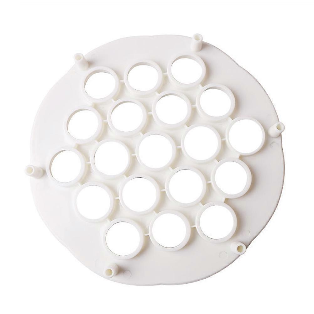 Dumpling Maker Tool For Professional Chefs MultiHole White Abs Material Quick Dumpling Skin Mold 1Pack