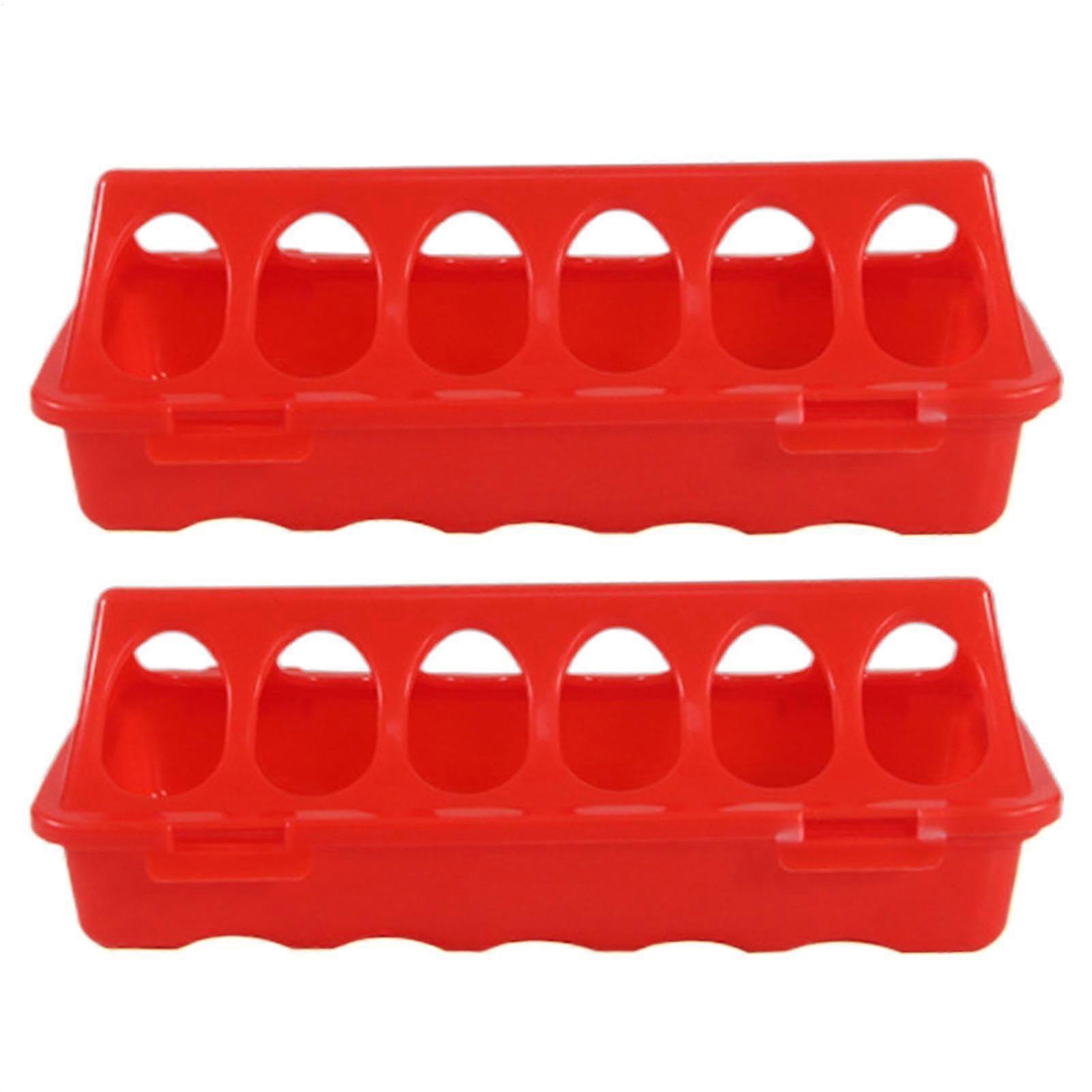 Poultry feeding station water feeder for quails, durable feeder Easy to carry feeder for chicks, lightweight bird feeder for outdoor use